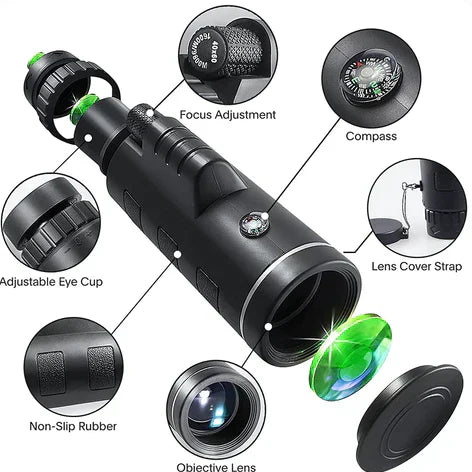 Telescopio Portátil con Visión en la oscuridad - Falcon Elite